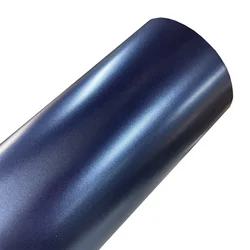 Premium Matte Metallic Midnight Blue Vinyl Wrap - Self - Adhesive Decal Foil - 50cm x 300cm (Midnight Blue)
