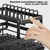 2025 NEW Kitchen plate storage box with drainboard above sink countertop tableware storage rack tableware drying rack adjustable 6
