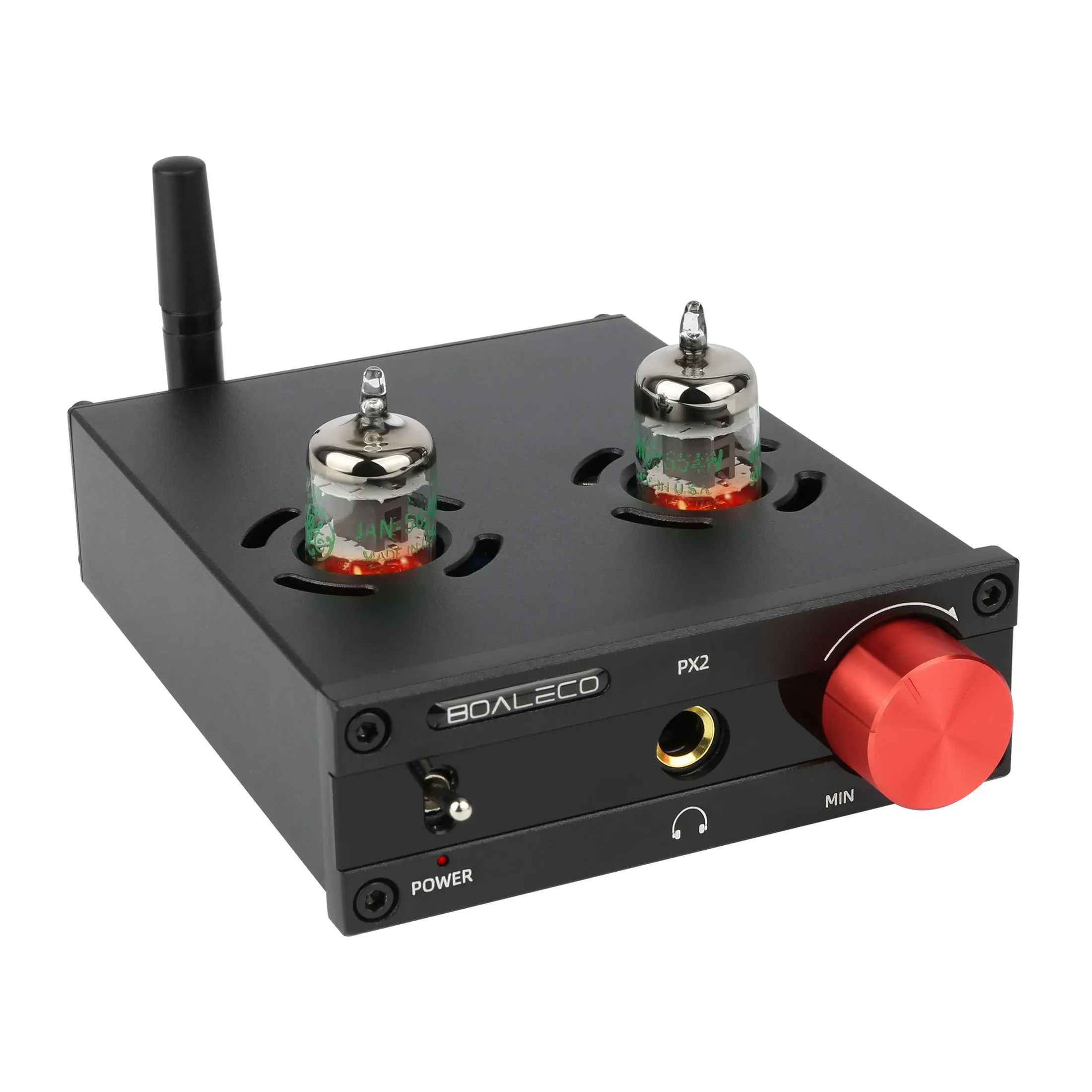 tube headphone amplifier GE5654W Tube HIFI QCC3031 Bluetooth 5.0 APTX HD high-thrust headphone amplifier BOALECO PX2