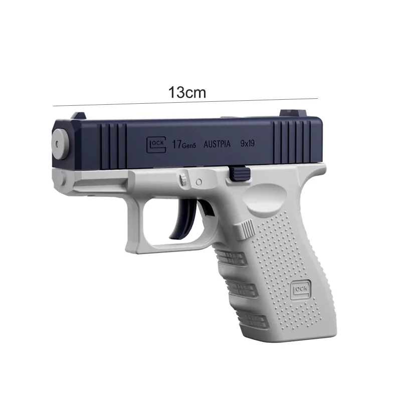 Summer Mini Manual Water Gun Toy Glock Pistol Unharmful Non Electric Water Spray Toy Outdoor Swimming Pool Beach for Kids Adult 6