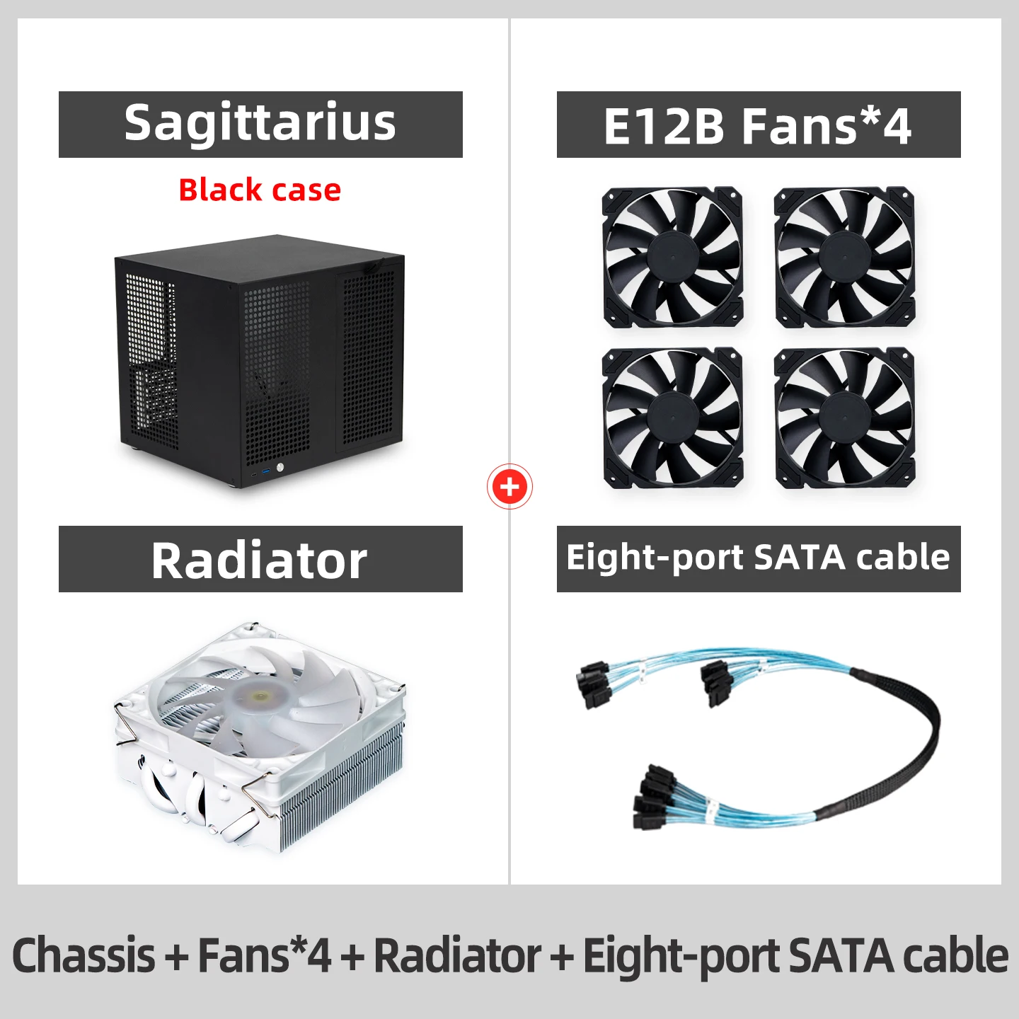 8베이 NAS 컴퓨터 케이스, SAS/SATA 핫스왑 백플레인, MATX 메인보드 지원, 풀하이트 PCIe |   홈 서버 저장소용