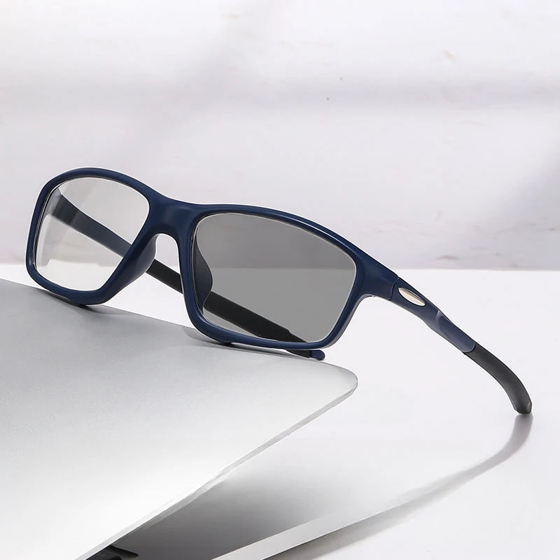-50~ -75~ -400 Photochromic Color Myopia Glasses Ultra Light Version with Degree Anti Blue Light Flat Glasses Sunglasses Sports 6