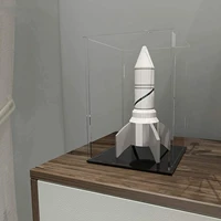 Сборный прозрачный акриловый чехол для коллекций, акриловые витрины для защиты фигурок, организирующие игрушки, модели, куклы — изображение 2