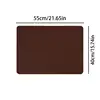 Non-slip Waterproof Oil-Proof Picnic BBQ Table Mat Outdoor Camping Traveling PU Leather Table Pads Foldable Washable Placemat 6