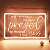 Led Neon Light Sign I Still Remember The Day I Prayed for The Things I Have Now Home Bedroom Retro Farmhouse Decor Inspirational 3