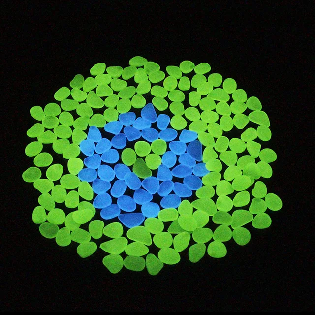 Create an enchanting garden with glow in the dark pebbles