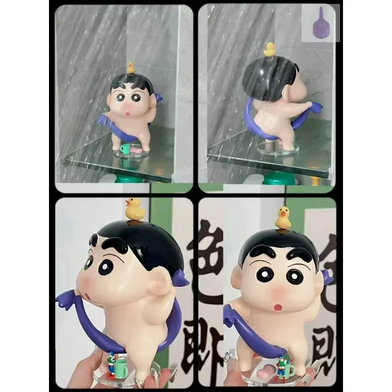 

Bathing Shin-chan Crayon Shin-chan Action Figures GK Series Nohara Shinnosuke Cute Q version Dolls Car ornament