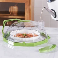 Couvercle anti-éclaboussures pour micro-ondes, gadgets de cuisine, protection alimentaire, injection d'eau, diversion, four 4