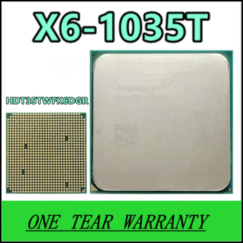 

X6 1035T X6-1035T 1035 2.6G 6-Core Prosesor CPU HDT35TWFK6DGR Socket AM3