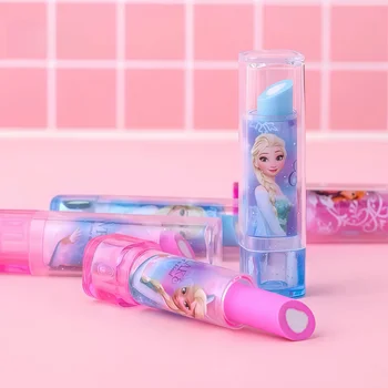 Gomma per Cancellare a Forma di Rossetto Disney Frozen, Simpatica Gomma a Cartone Animato, Cancelleria Kawaii per Bambine, Materiale Scolastico