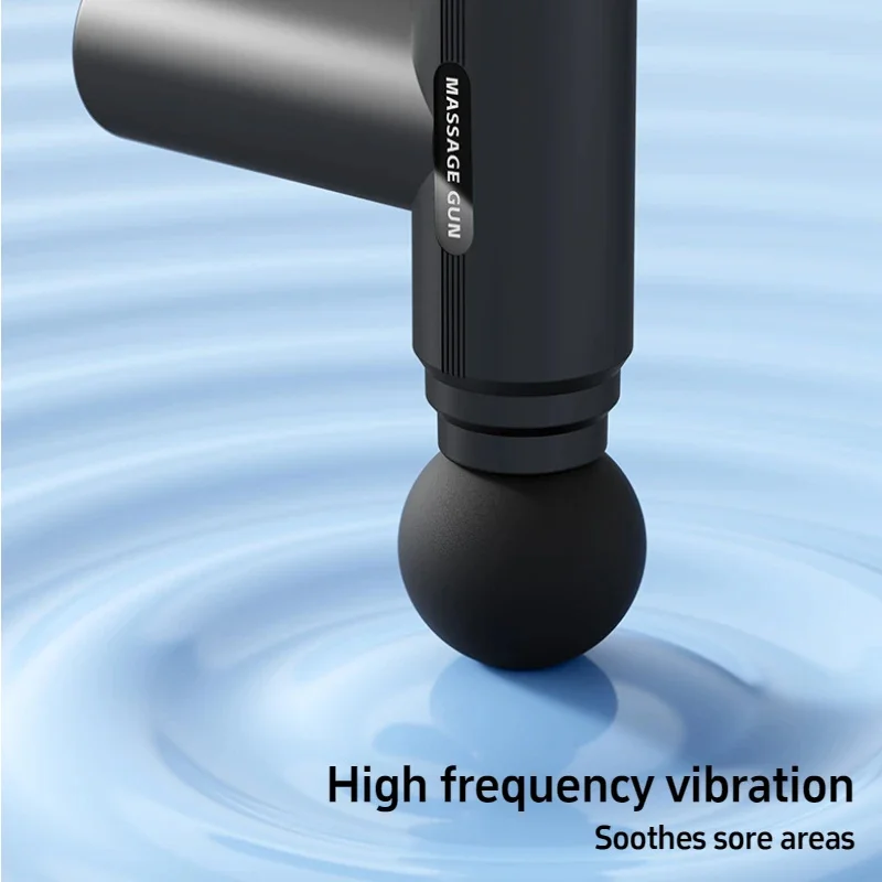 USB Mini Massage Gun Fascia Machine Muscle Relaxation Vibrating Gun Rod Massage Fitness Equipment Neck Grab Fascia Gun