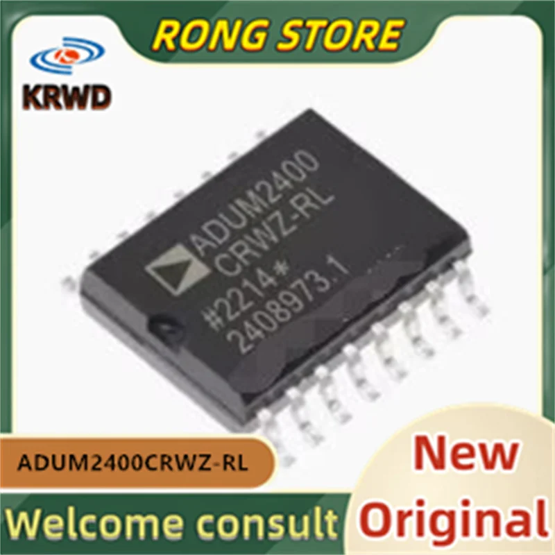 

2 шт., новая и оригинальная микросхема IC ADUM2400CRWZ ADUM2400 SOIC16