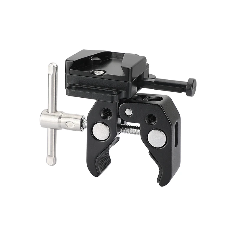 Mini V-Lock Battery Adapter V Mount Quick Release Plate + Universal Super Crab