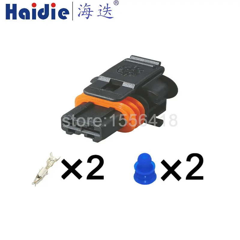 

1-50 комплектов, 2-штырьковый Женский Разъем 1928404072 1928403137 стандартного дизельного двигателя, автомобильный разъем 1928403874 1928404226