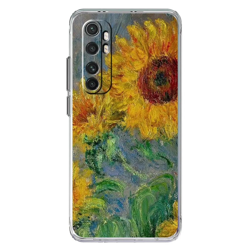 Van Gogh Oil Painting Design Clear Phone Case Cover