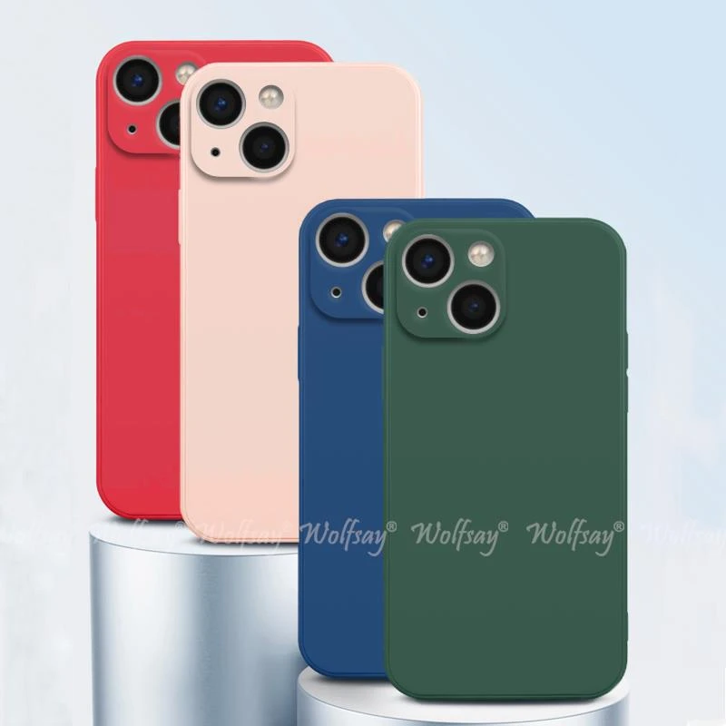 For Iphone 14 Case Silicone Plain Shell For Apple Iphone 14 Pro Max