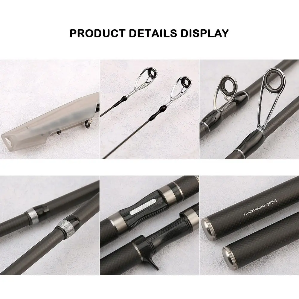 Teleskop Angelrute Komplette Kits Casting Rod Spincast Angelrolle Angelrute Set 1,5 m-1,8 m Ultra kurze Angelrute Angeln – Detail 24