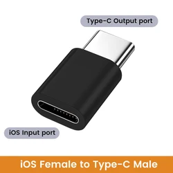 High - Speed USB - C to Lightning Adapter for Fast Charging and Data Transfer (Black)