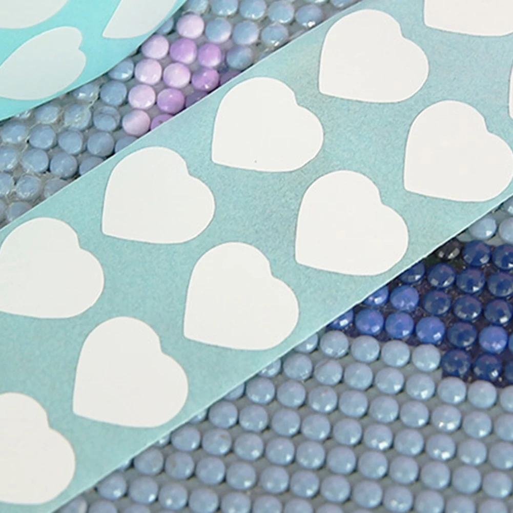 3000 Pieces Diamond Painting Labels Self Adhesive Storage Containers Labels Art Accessories Blank Labels Supplies for DIY Office