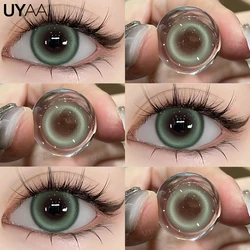 Siri Green Cosmetic Contact Lenses - Vibrant PATTAYA Green Shade (Halo Green)