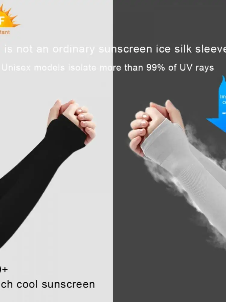 UV Protection Sun Sleeve Long Arm Cover Warmer Men's Women's Golf Cycling Driving Fishing Sunscreen Arm Cover
