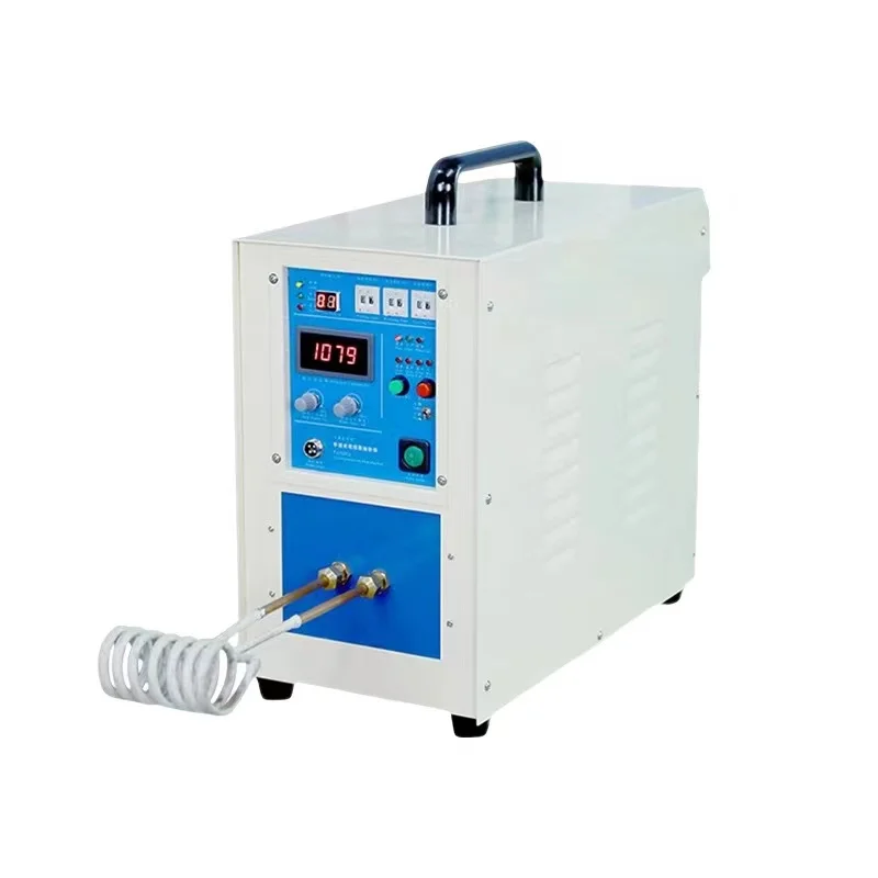 고주파 유도 가열 기계, 담금질 용접, 납땜, 소형 용융 금박 장비, 15KW, 220V