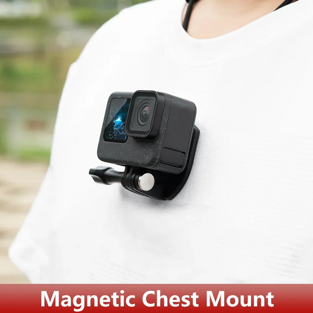 Magnetic Chest Mount For GoPro Hero 13 12 11 10 SJCAM