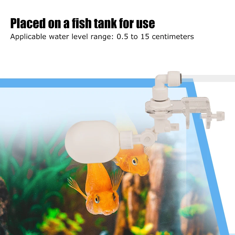 Auto Aquarium Water Changer Kit Power Free Fish Tank Float Ball Valve Type Auto Water Filler Level Controller 1/4 Inch