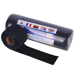 Disposable Hair Cutting Neck Strips - 100PCS Roll (5 Rolls Black)