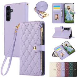 Chic Crossbody Purse Case - Sleek & Stylish Phone Accessory - Galaxy A42 5G (PURPLE)