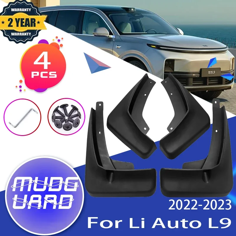 

Front Rear Car Mudflaps for Leading Ideal Lixiang Li Auto L9 2022 2023 Fender Mud Guards Flaps Splash Flap Mudguards Accessories