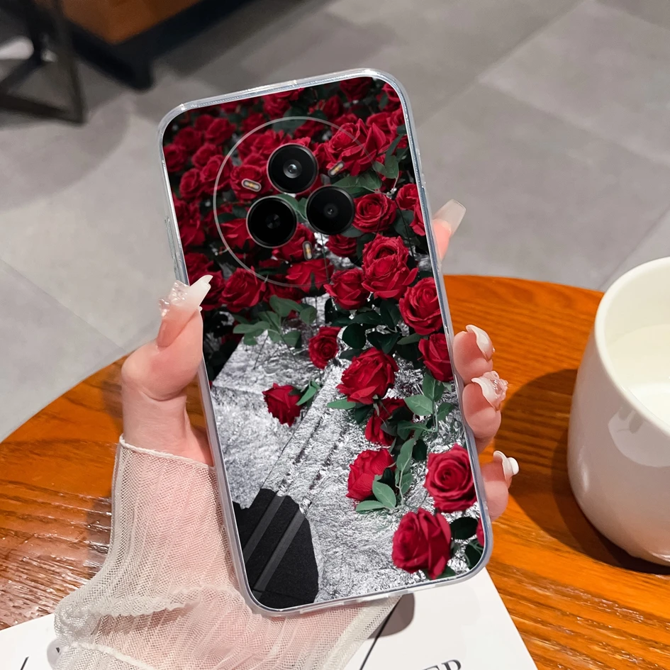 Cute Kitten Pattern Anti-Slip Clear Soft Silicone TPU Case