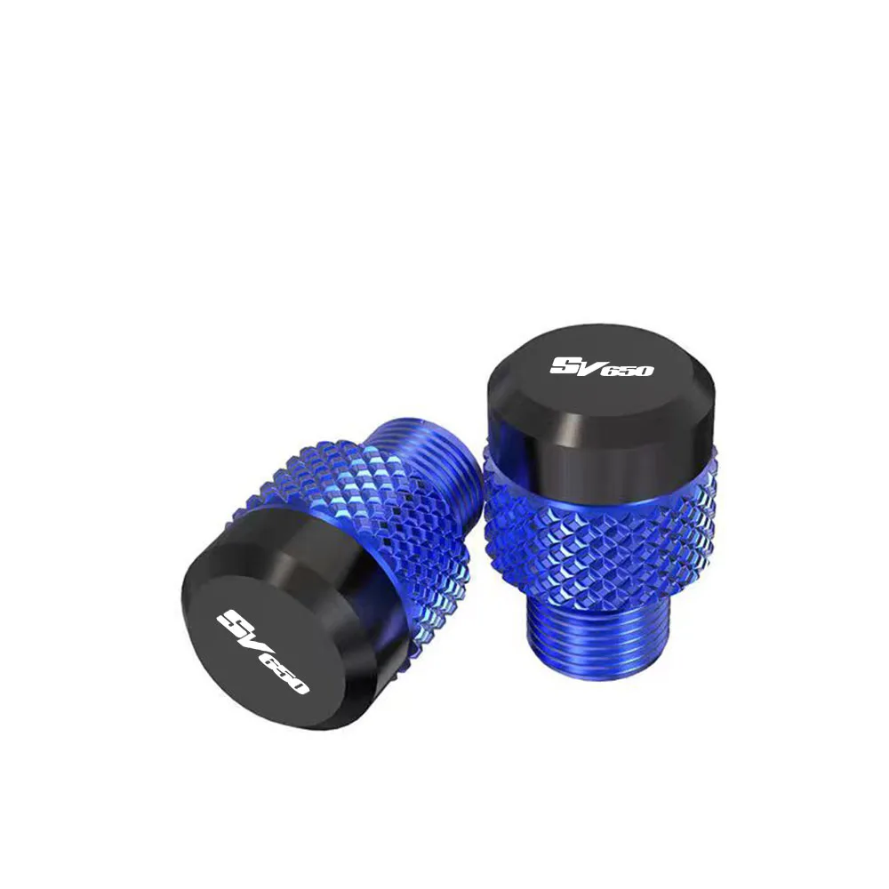 For Suzuki SV650 / S SV650S All Years Accessories Motorcycle M10*1.25 Aluminum Screws Bolts Mirror Hole Plugs Cap 4