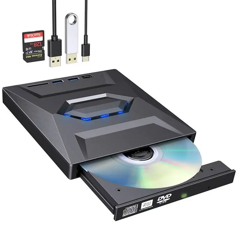 USB 3.0 C 타입 외장 CD DVD RW 광학 드라이브, DVD 버너 DVD 라이터, 노트북 노트북용 슈퍼 드라이브