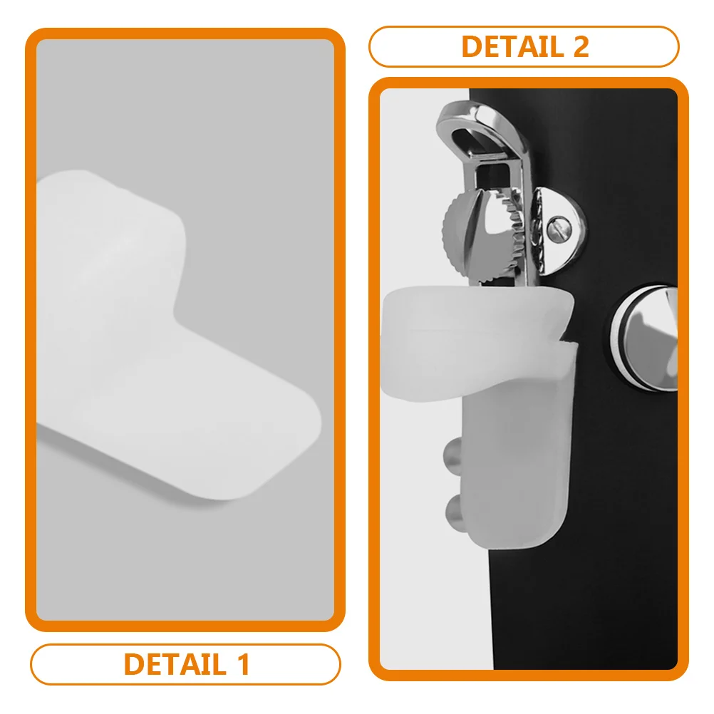 4pcs Black Clarinet Thumb Rest Cushion Round Color Handle Finger Support Pad Silicone Soft Standing Walking