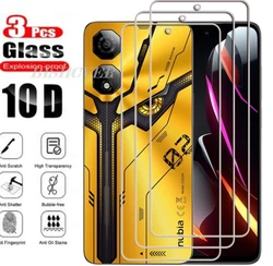 Premium 3 - Pack Tempered Glass Screen Protector Set for Tempered glass (For Nubia Neo 2 5G)
