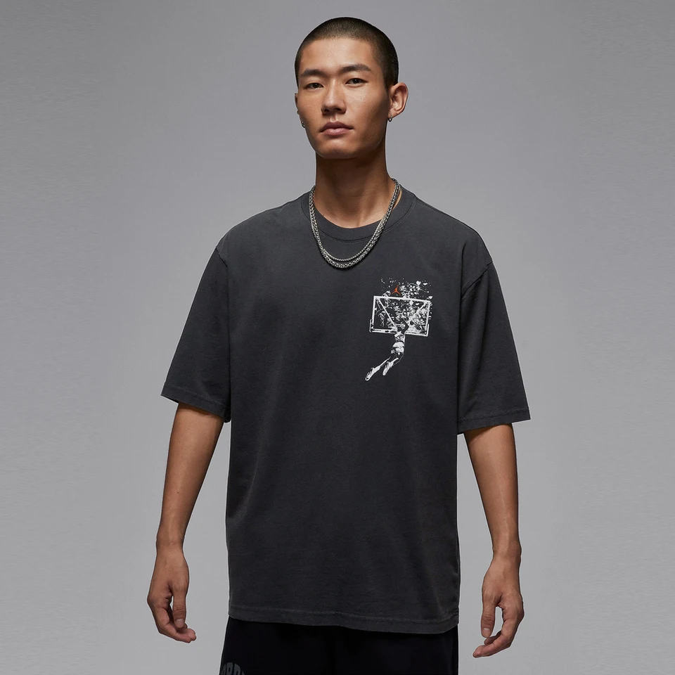 Nike 2025 Men's AS M J BRK SBB OVSZ GFX SS CRW Knitted T-shirt