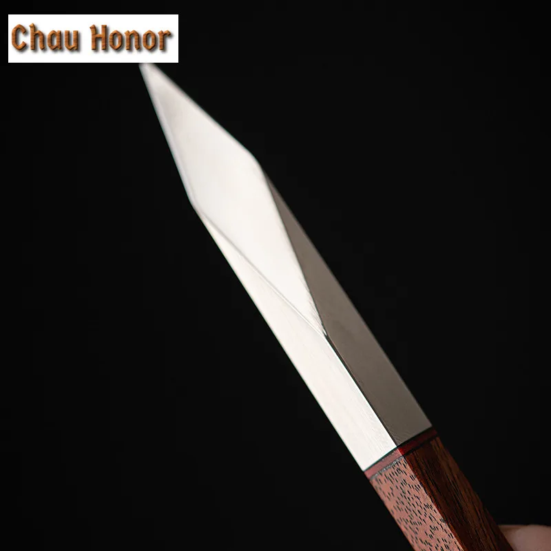 Retro Solid Wood Tea Knife Tea Needle Damascus Tea Cone Hand Prying Tea Hammer Tool Puer Tea Cake Tea Opener Tea Set Accessories