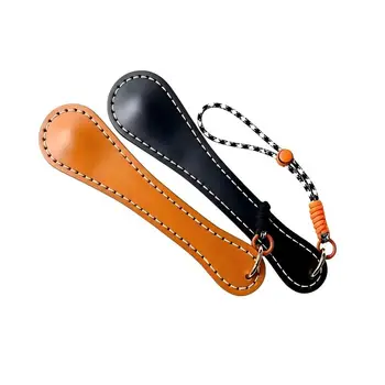 Paddle in Vera Pelle di Mucca a Triplo Strato, Pesante, Compatto, per Autodifesa, EDC, Strumento di Protezione per Emergenze in Veicoli e Attività all'Aperto