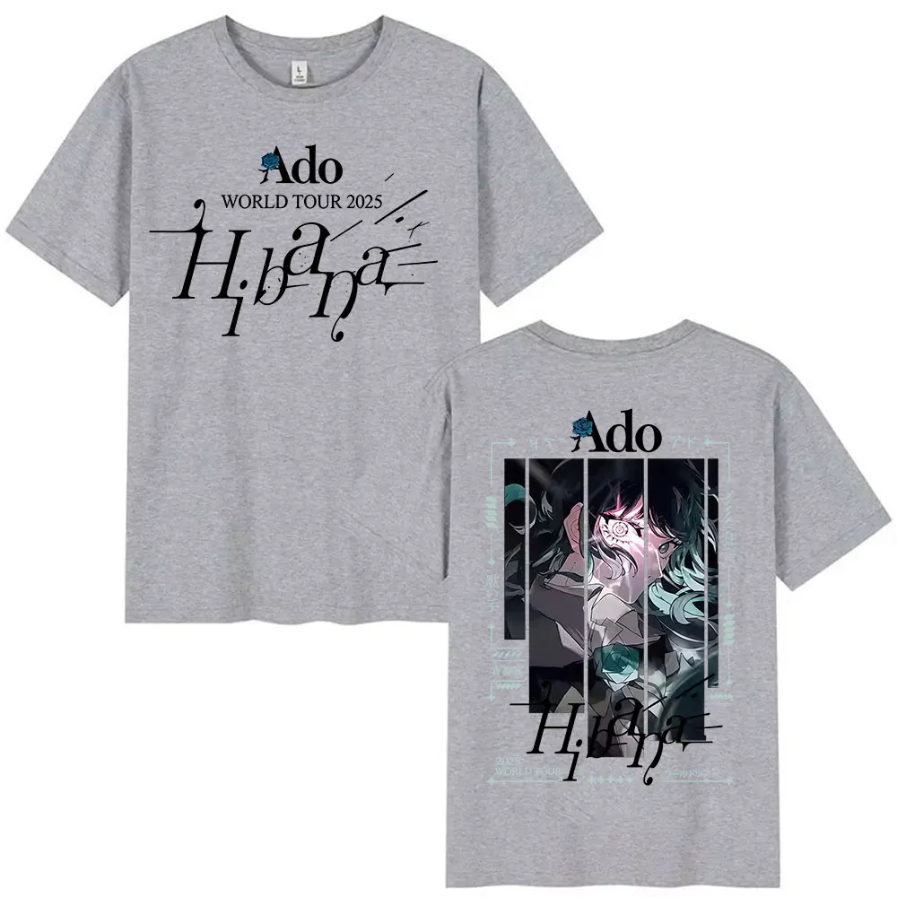 Ado WORLD TOUR Hibana Tシャツ 黒 M ライブ Ado World Tour Hibana Tour T-Shirt Men/Women Streetwear T