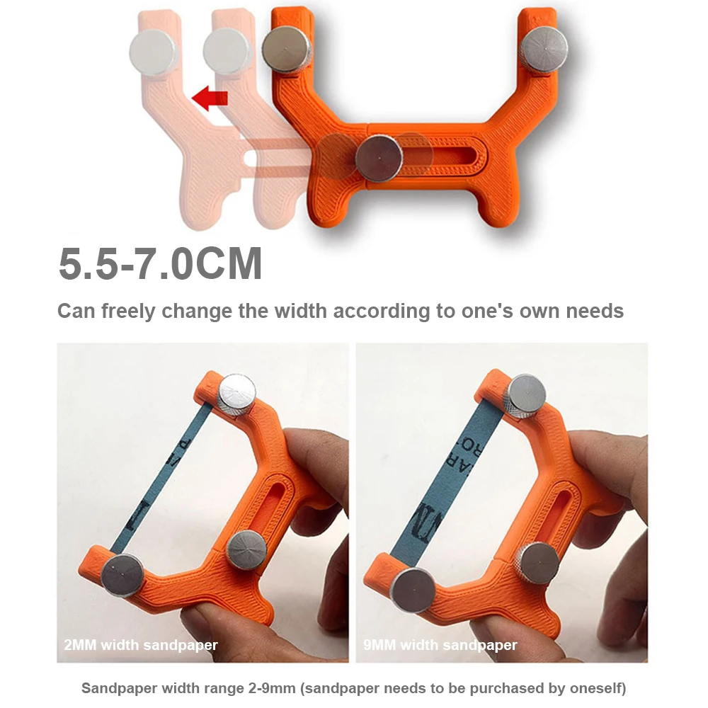 Cylindrical Curved Surface Sander Polisher Model Hobby Building Tools Hand Grinder Multi-Function Sander For Model DIY
