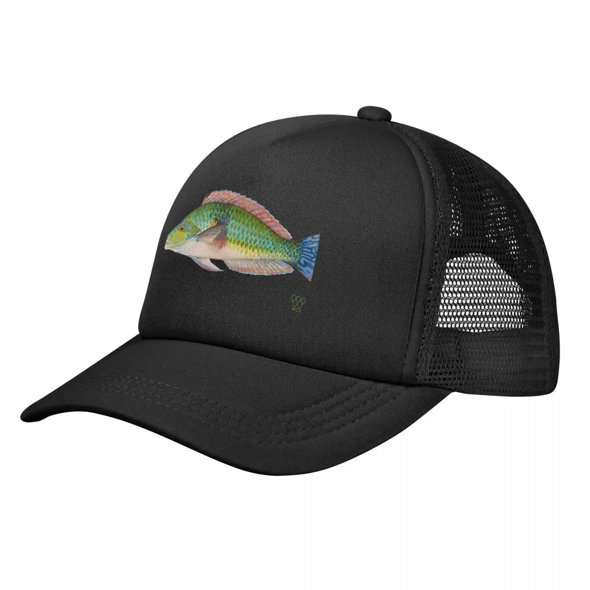 

Green Parrot Fish Baseball Cap Custom Cap Luxury Cap Men's Hats Women's