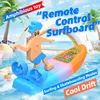 LM13E Rc Boat Electric Surfboard Amphibious Remote Control Vehicle outdoors Summer Pool Fun Toys Child Boy Girl Birthday Gift 4