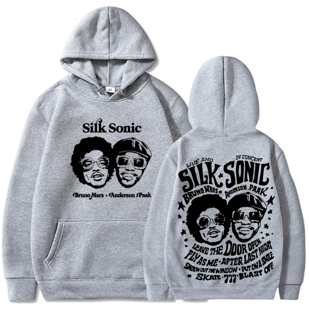 Silk Sonic Hoodies Bruno Mars 24K MAGIC Hoodie Fan Gift