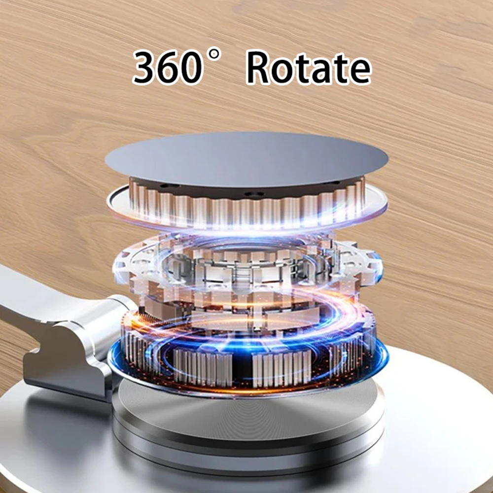 Phone Holder 360&deg; Rotate Metal Desk Mobile Phone Holder Stand for iPhone Xiaomi iPad Adjustable Desktop Tablet Table Cell Phone Stand
