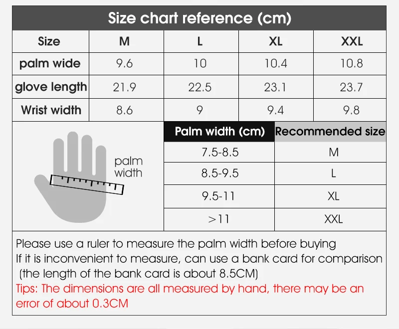 Description Picture 5 of itemWEST BIKING Winter Men Thermal Gloves Windproof Full Finger Cycling Gloves Touch Screen Fleece MTB Road Bike Warm Sport Gear