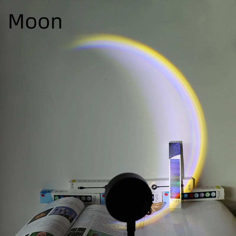 Kerokuru USB Sunset Light Lamp Self Photography Light LED Rainbow thumbnail 1