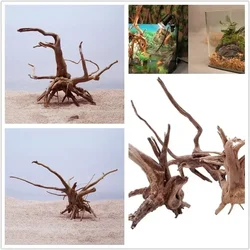 Eco-Friendly Driftwood Ornament for Aquariums & Terrariums (Style random)
