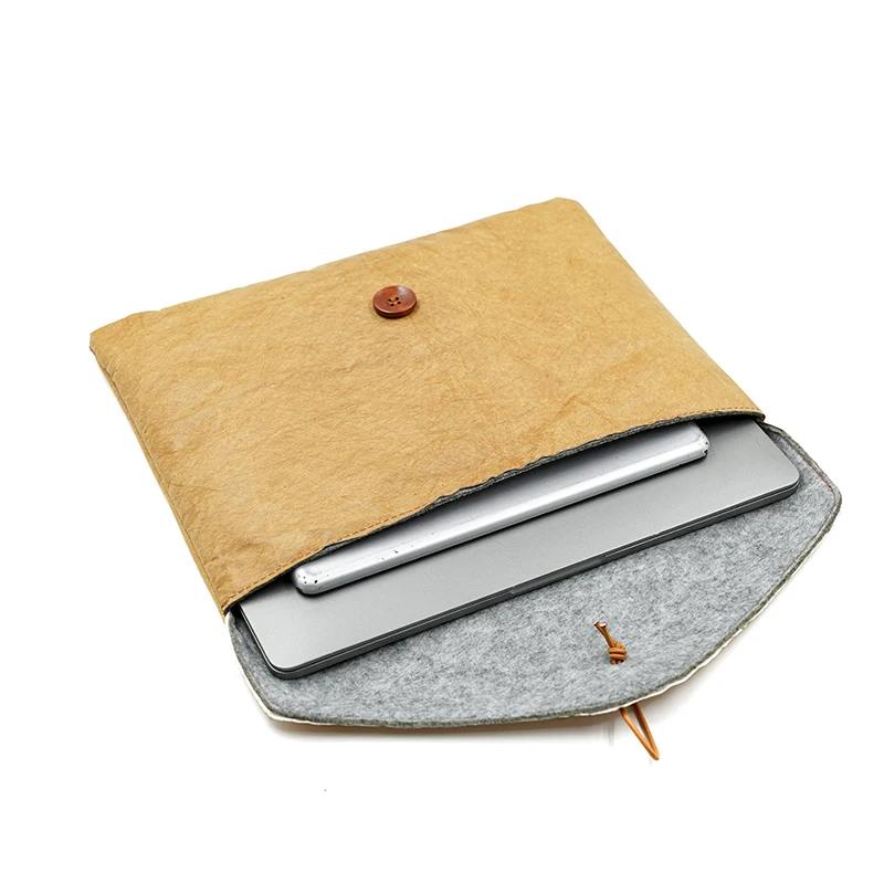 Vintage Envelope Style Paper-Look Laptop Sleeve Pouch