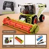 1:24 Rc Farmer'S Car Wheat Harvester Combination Multi-Feature Lights 6608 Wheat 6612 Corn Crop Harvester Children'S Toys Gift 3